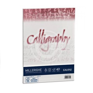 CALLIGRAPHY MILLERIGHE 200GR.A4 BIANCO