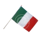 BANDIERA ITALIA IN TESSUTO CM 30X18 CON