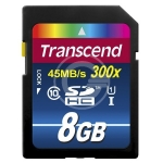 TRASCEND TS8GSDU1   MEMORIA SD 8GB HC