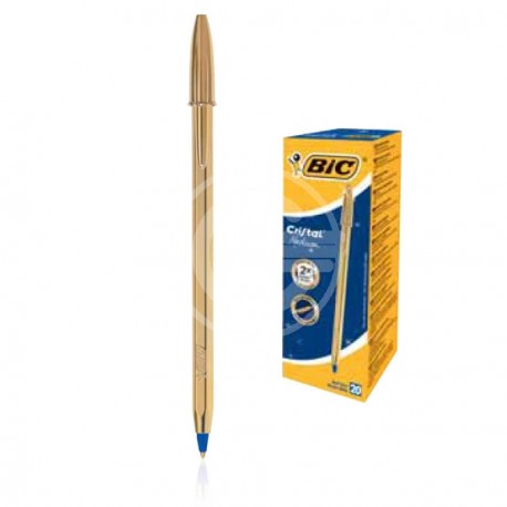 PENNA A SFERA BIC CRISTAL  MEDIUM ORO