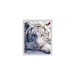 3D LIVELIFE JOTTERS - WHITE TIGER REPOSE
