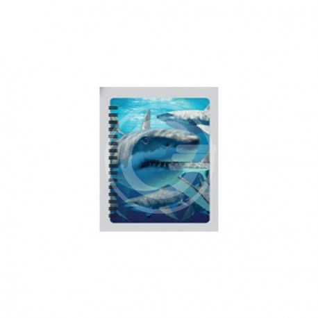 3D LIVELIFE JOTTERS  - GREAT WHITE SHARK