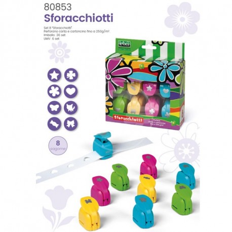 SFORACCHIOTTI 8 SAGOME SET 8 PZ.