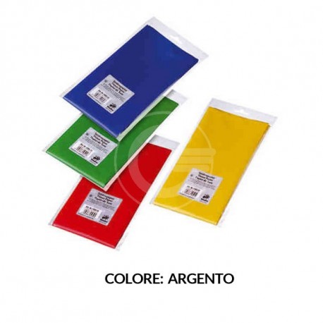 CARTA VELINA 19GR BLISTER 5FG ARGENTO